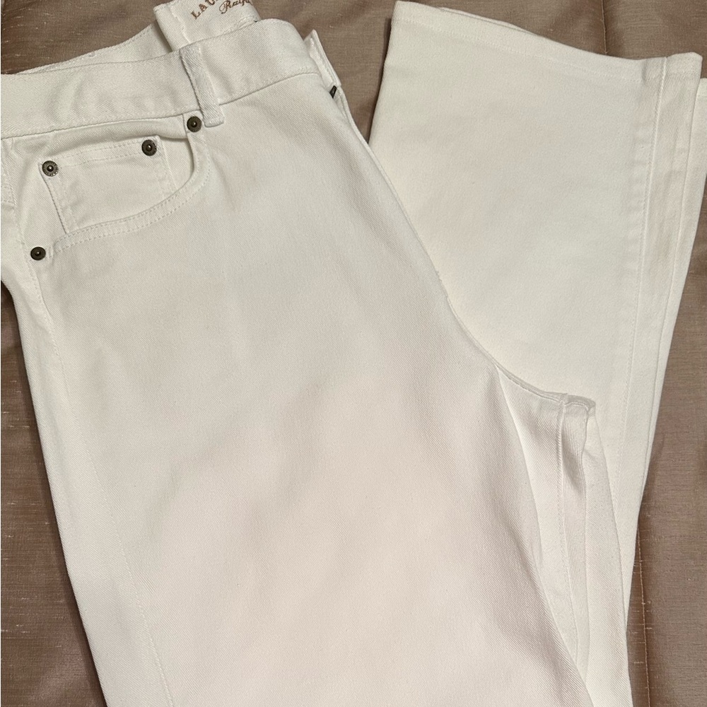 Ralph Lauren White Jeans